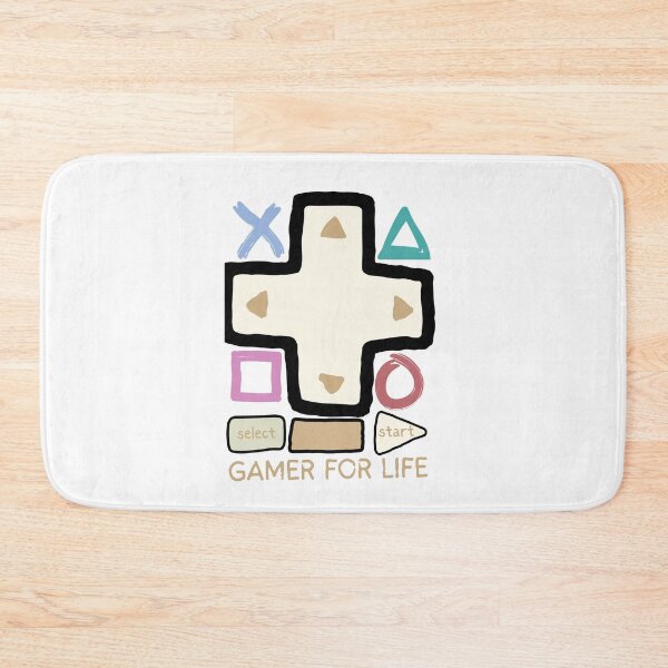 Item preview, GAMER FOR LIFE-– Retro Controller Minimalist Gaming Design designed and sold by KomixsDesign.