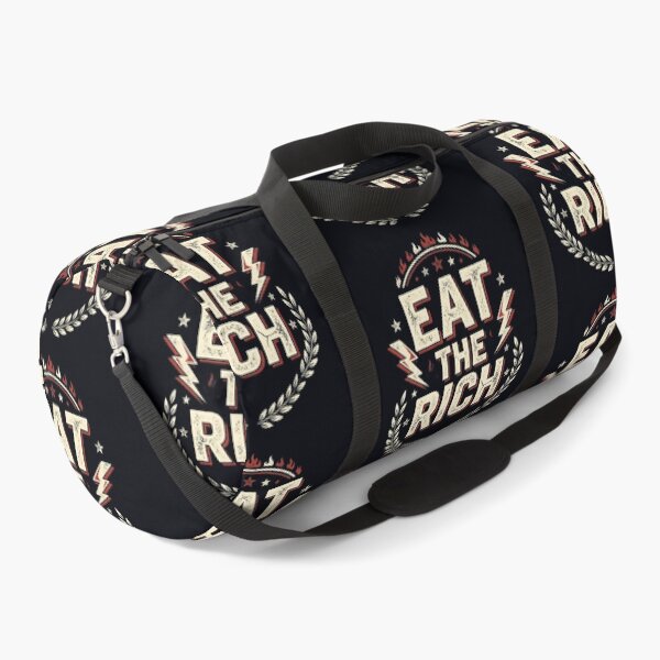 Item preview, Eat The Rich Vintage Protest Typography | Retro Distressed Graphic Tee | Bold Statement Streetwear Design designed and sold by Bhaskar Digital Art.