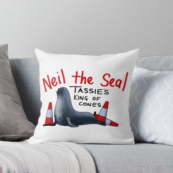 Item preview, Neil The Seal Tassie's King Of Cones designed and sold by CharmiA Fox.