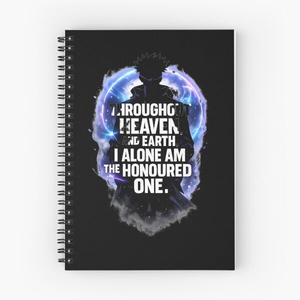 Item preview, Satoru Gojo Throughout Heaven and Earth – Jujutsu Kaisen Anime Quote designed and sold by Pir8prints.