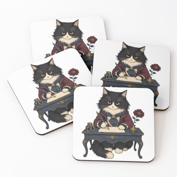 Item preview, Serious Cat Writing Session designed and sold by GoverArt.