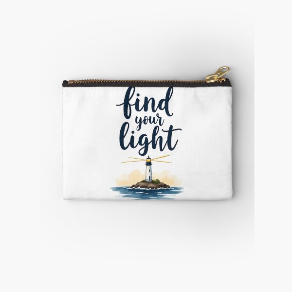 Item preview, Find Your Light Lighthouse Motivational Quote Art  designed and sold by Connys Colorful World.