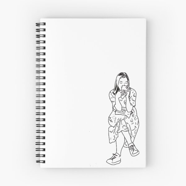 Item preview, Original drawing of phone and lady  designed and sold by Glockers99.