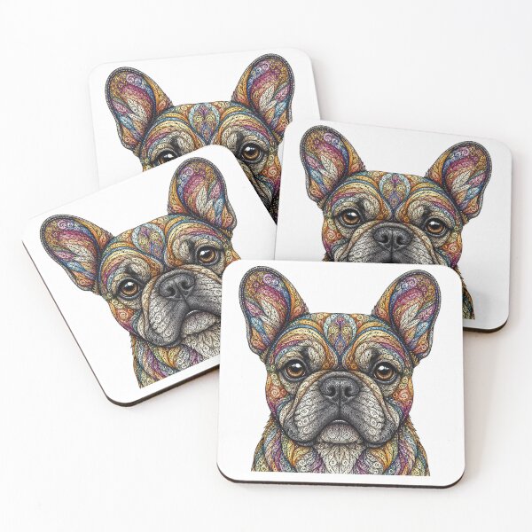 Item preview, Intricate French Bulldog designed and sold by PaintedbyCarol.