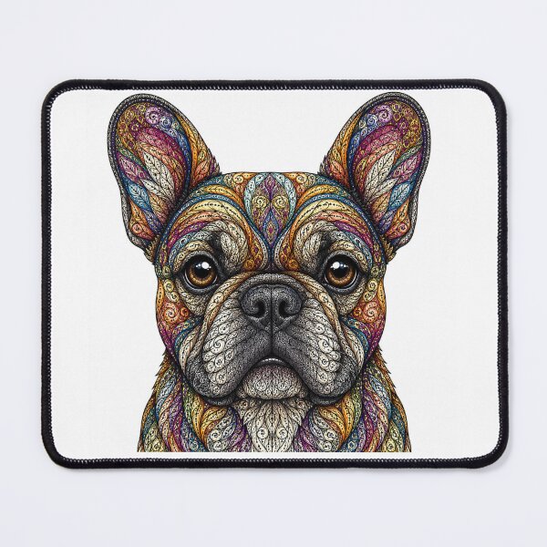 Item preview, Intricate French Bulldog designed and sold by PaintedbyCarol.