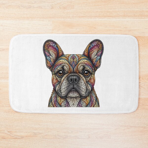 Item preview, Intricate French Bulldog designed and sold by PaintedbyCarol.