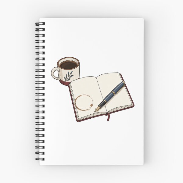 Item preview, Coffee Ring Writing Ritual designed and sold by GoverArt.