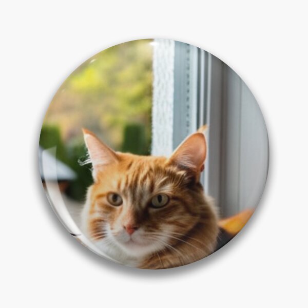 Item preview, Animals - Ginger and White Cat, Contemplation on a Windowsill designed and sold by World-Pets.