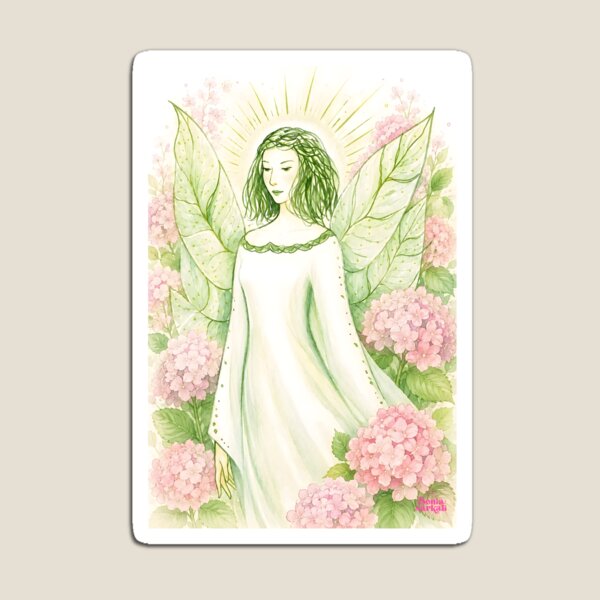 Item preview, The Hydrangea Fairy – Spirit of Gentle Healing designed and sold by SoniaSarkali.