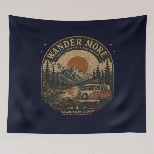 Item preview, Wander More Not All Those Who Wander designed and sold by 63Hotpeppers.
