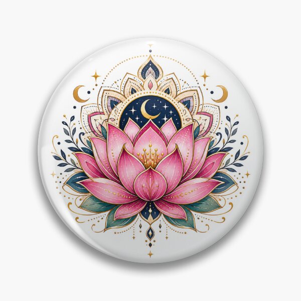 Item preview, Lotus Mandala Spiritual Art Sticker designed and sold by PriyankaSonara.