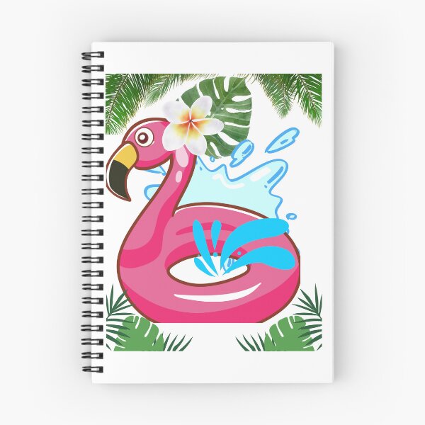 Item preview, swimmng flamingo designed and sold by WondersofEmily.
