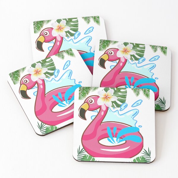 Item preview, swimmng flamingo designed and sold by WondersofEmily.