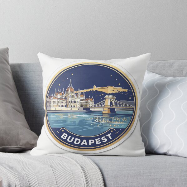 Item preview, Budapest Parliament Night Sticker designed and sold by aolisakshop.