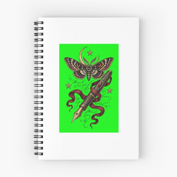 Item preview, Midnight Marginalia  Poetcore Fountain Pen and Moth designed and sold by Shukrav.