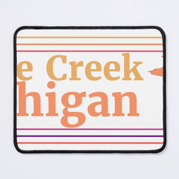 Item preview, Battle Creek Michigan City Marked On Map designed and sold by TheIconSmith.