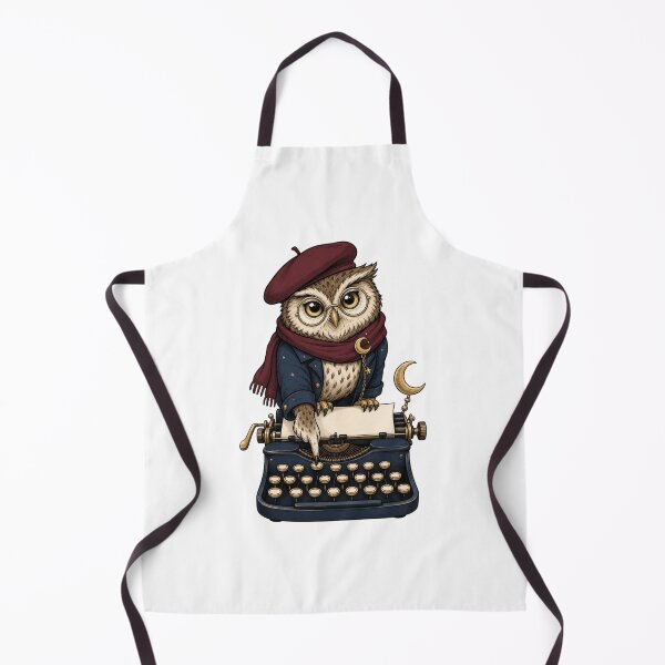 Item preview, Owl at the Typewriter designed and sold by GoverArt.