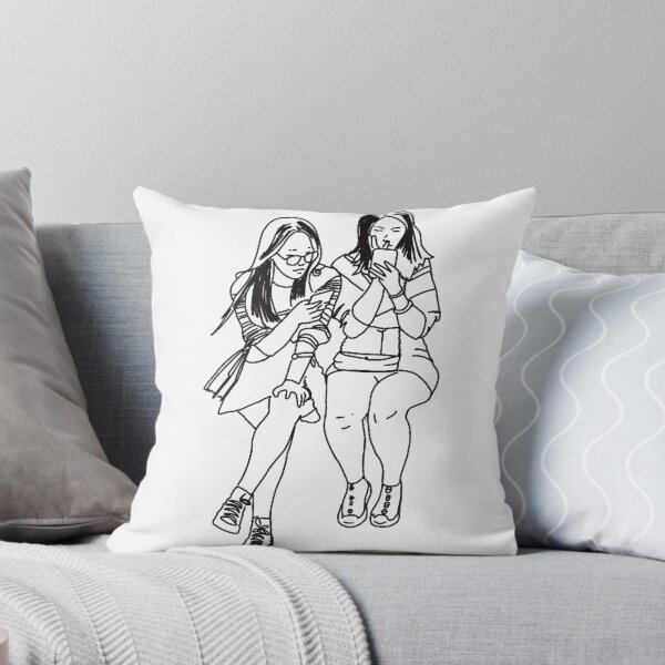 Item preview, Original drawing of girls and their phones  designed and sold by Glockers99.