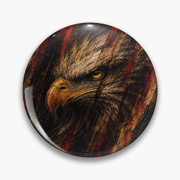 Item preview, Golden Eagle Abstract Fire Splash Wildlife Art designed and sold by Ingorgia Studio.