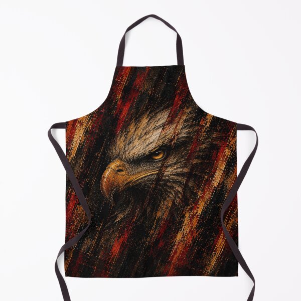 Item preview, Golden Eagle Abstract Fire Splash Wildlife Art designed and sold by Ingorgia Studio.