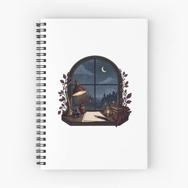 Item preview, Rainy Midnight Writing Nook designed and sold by GoverArt.