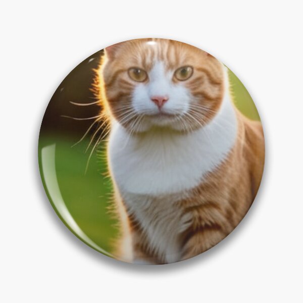 Item preview, Animals - Ginger and White Cat, Golden Hour Serenity designed and sold by World-Pets.