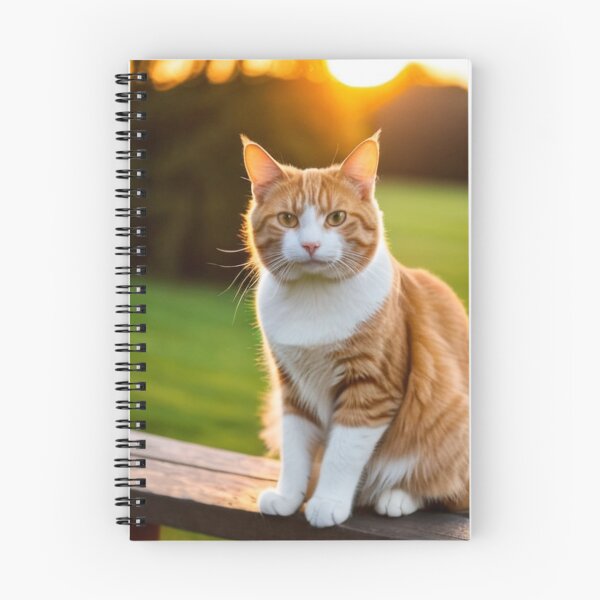 Item preview, Animals - Ginger and White Cat, Golden Hour Serenity designed and sold by World-Pets.