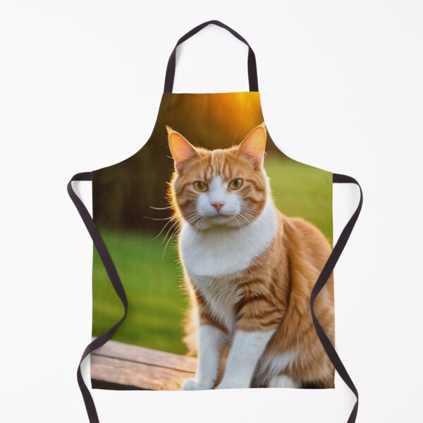 Item preview, Animals - Ginger and White Cat, Golden Hour Serenity designed and sold by World-Pets.