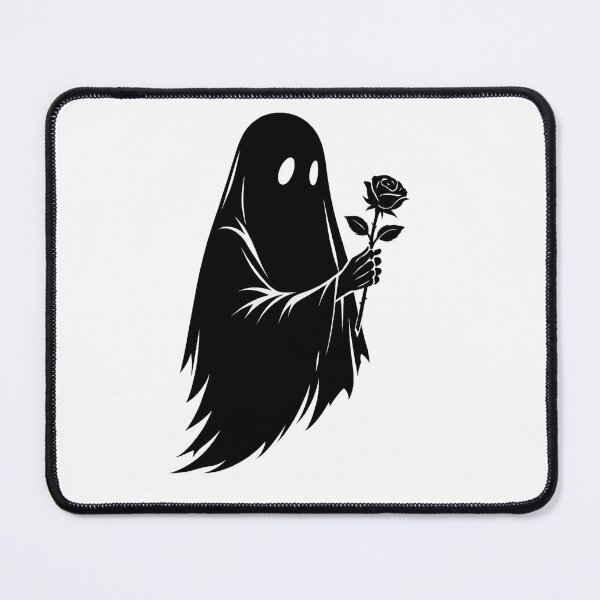Item preview, Minimalist Black Rose– Dark Gothic Horror Face designed and sold by BlackBoneArt.