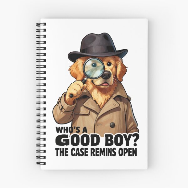 Item preview, Who’s A Good Boy? The Case Remains Open designed and sold by GoldenPaw Society.