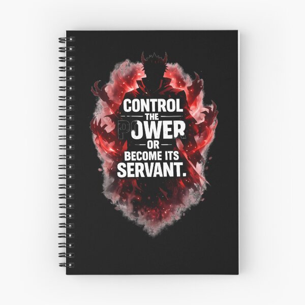 Item preview, Control the Power – Dark Anime Demon King Quote designed and sold by Pir8prints.