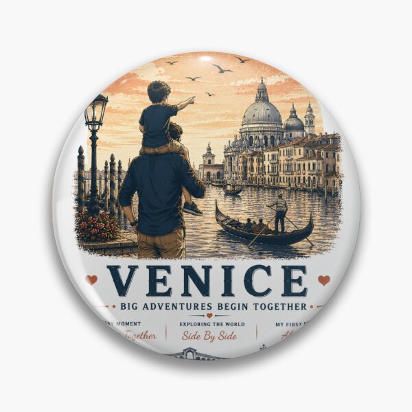 Item preview, Venice Father Son Duo Big Adventures Begin Together designed and sold by BagFactoryUK.