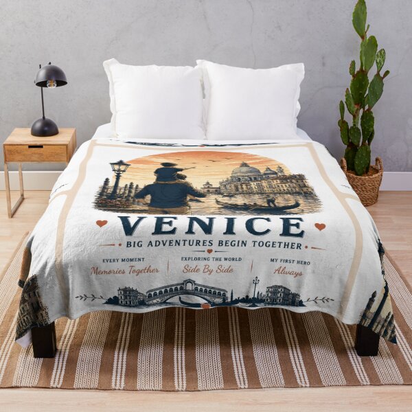 Item preview, Venice Father Son Duo Big Adventures Begin Together designed and sold by BagFactoryUK.
