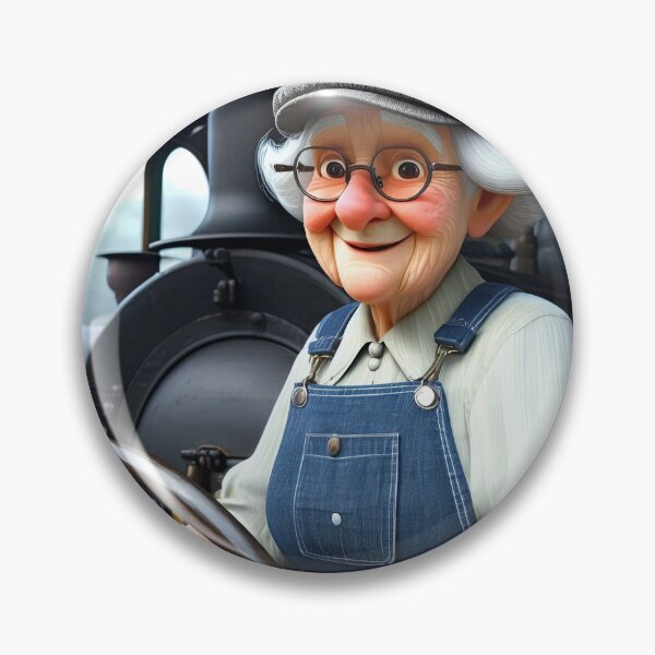 Item preview, Old Fart Steam Train Driver designed and sold by Colin Bentham.