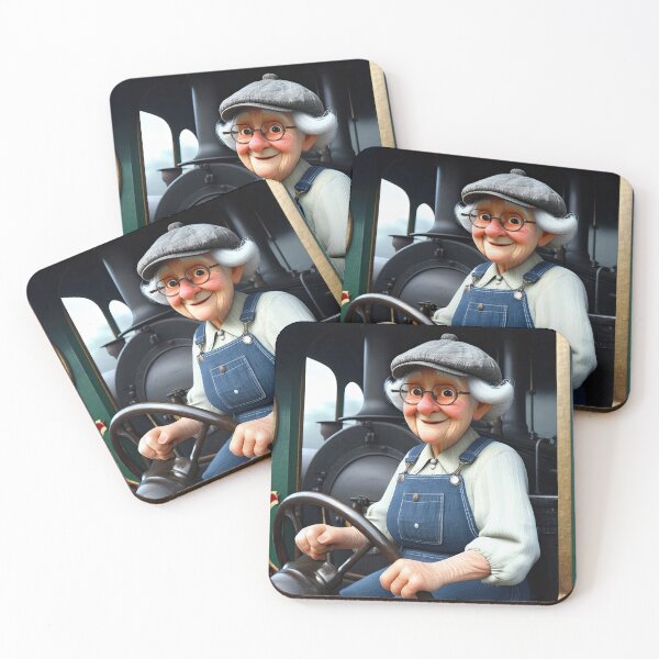 Item preview, Old Fart Steam Train Driver designed and sold by Colin Bentham.