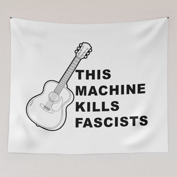 Aperçu de l'œuvre Cette machine tue les fascistes créée et vendue par dognation58.