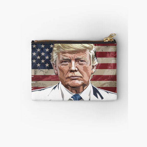 Aperçu de l'œuvre Photo d'identité judiciaire de Trump. Ne jamais se rendre. Pro-Trump américain. créée et vendue par Drums and Clangers.