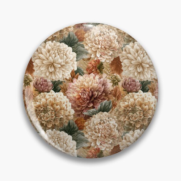Item preview, Charming Dahlias Print  - Birth Flower Pattern  - Christmas Gifts For Dad designed and sold by RoyalStarsPatts.
