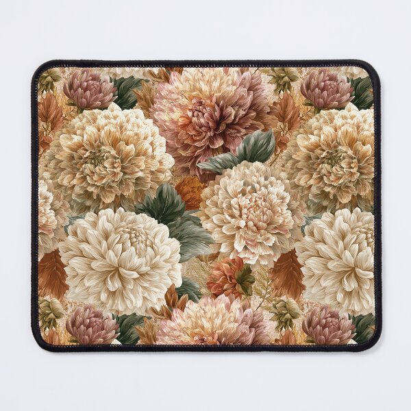 Item preview, Charming Dahlias Print  - Birth Flower Pattern  - Christmas Gifts For Dad designed and sold by RoyalStarsPatts.