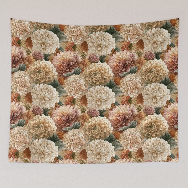 Item preview, Charming Dahlias Print - Birth Flower Pattern - Christmas Gifts For Dad designed and sold by RoyalStarsPatts.