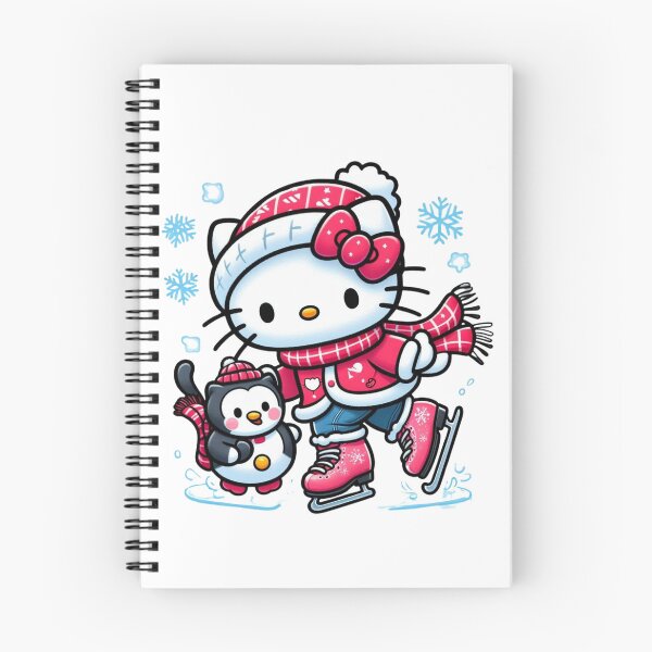 Item preview, Hello Kitty Ice Skating Kawaii Retro Winter Aesthetic designed and sold by rfd2.