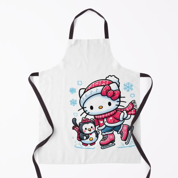 Item preview, Hello Kitty Ice Skating Kawaii Retro Winter Aesthetic designed and sold by rfd2.