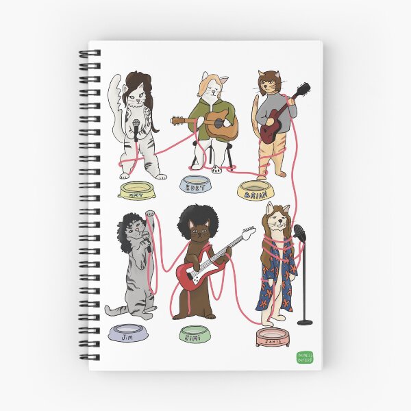 Item preview, Club 27 Rock Legends Cat Poster designed and sold by Pannies Papier.