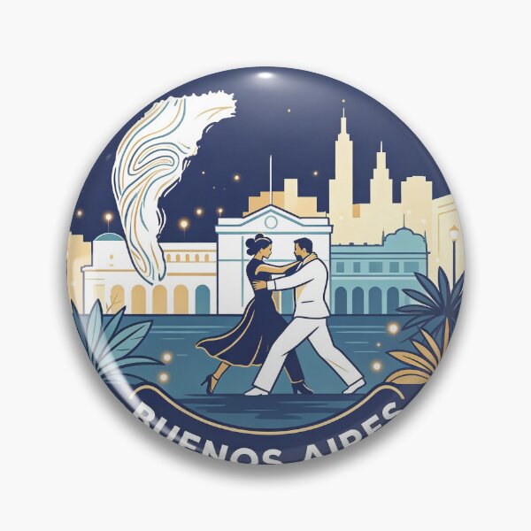 Item preview, Buenos Aires Tango Dance City Sticker designed and sold by aolisakshop.
