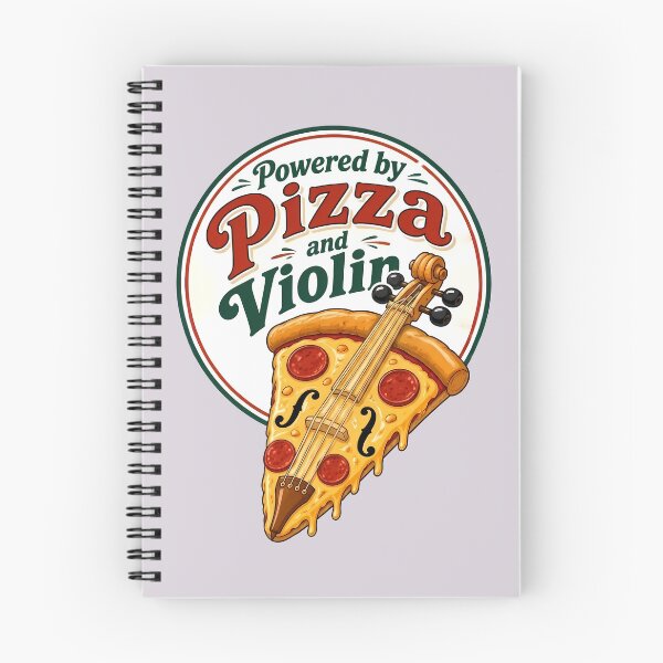 Aperçu de l'œuvre Propulsé par Pizza et Violon - Citation de Violon créée et vendue par Art-Arcade6.