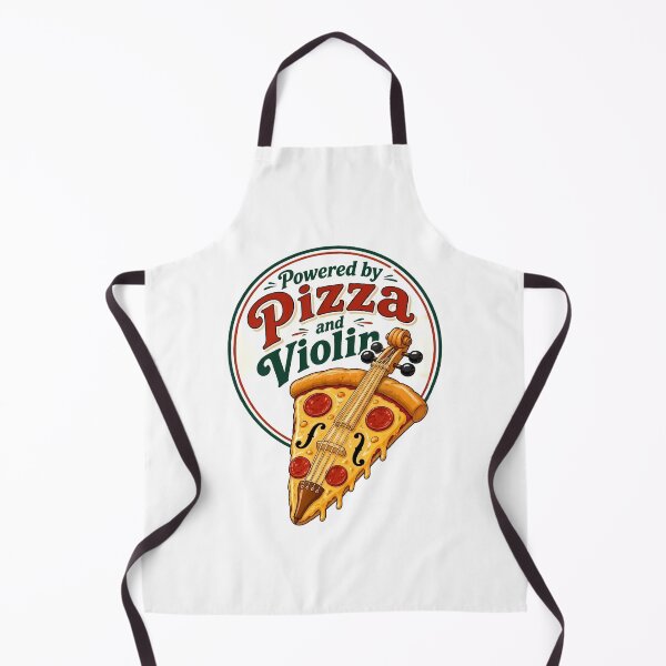 Item preview, Powered by Pizza and Violin - Violin Quote designed and sold by Art-Arcade6.