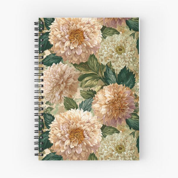 Item preview, Whimsical Dahlias  - Birthday Flower Pattern  - Christmas Gifts For Her designed and sold by RoyalStarsPatts.