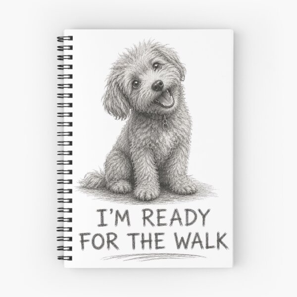 Item preview, I'm Ready for the Walk Funny Dog designed and sold by CMA Design Studio.