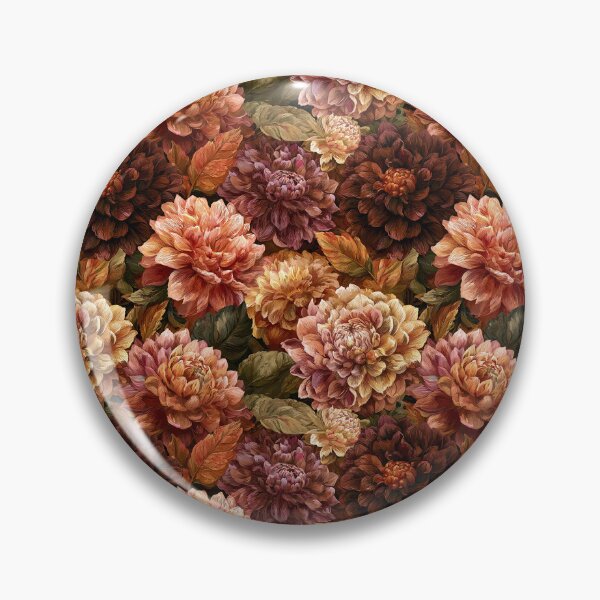 Item preview, Graceful Dahlias Print  - Birth Flower Pattern  - Christmas Gifts For Him designed and sold by RoyalStarsPatts.