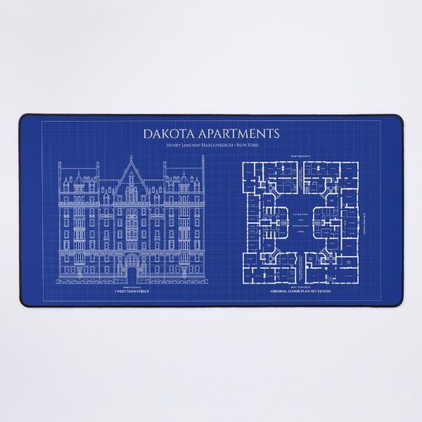 Item preview, Dakota Apartments. Elevation and Floor Plan. New York (Blueprint) designed and sold by BGALAXY.